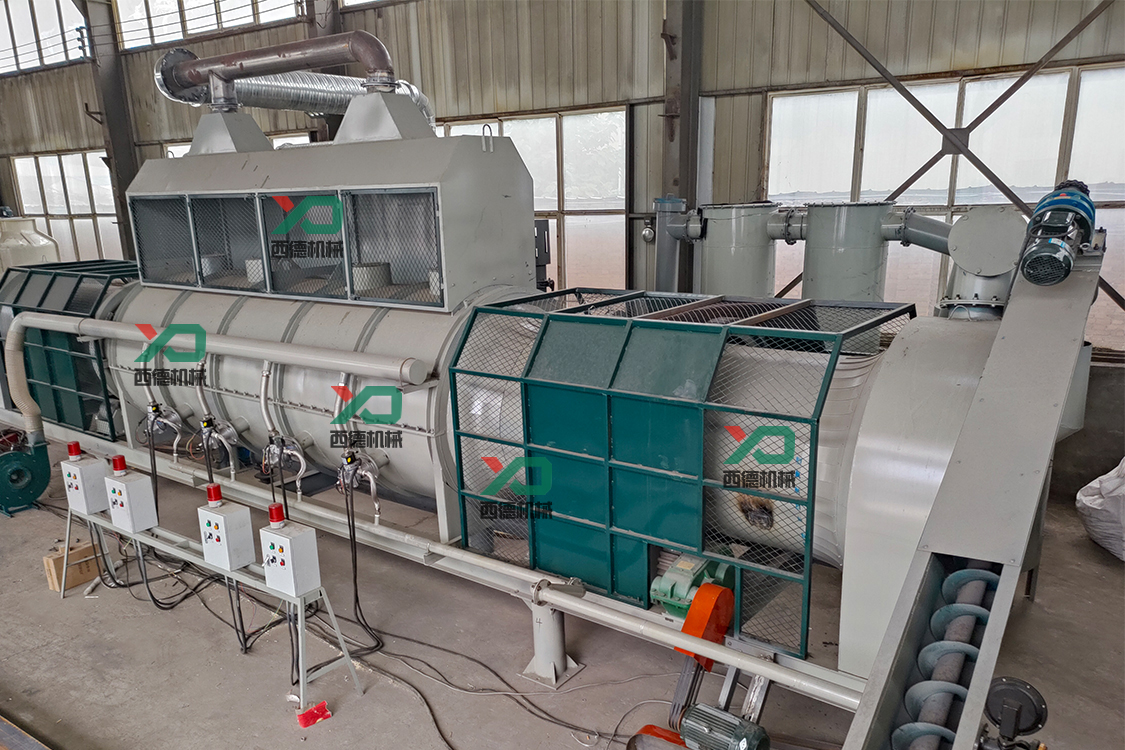 天津垃圾連續(xù)式炭化爐現(xiàn)