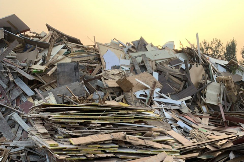 木材連續(xù)式炭化爐物料