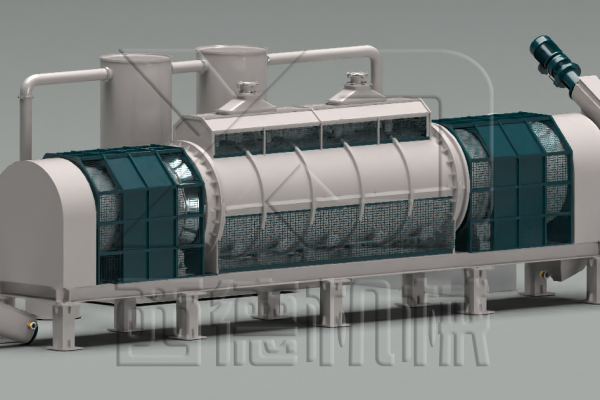 連續(xù)式的工作方式，大量的熱能被回收利用